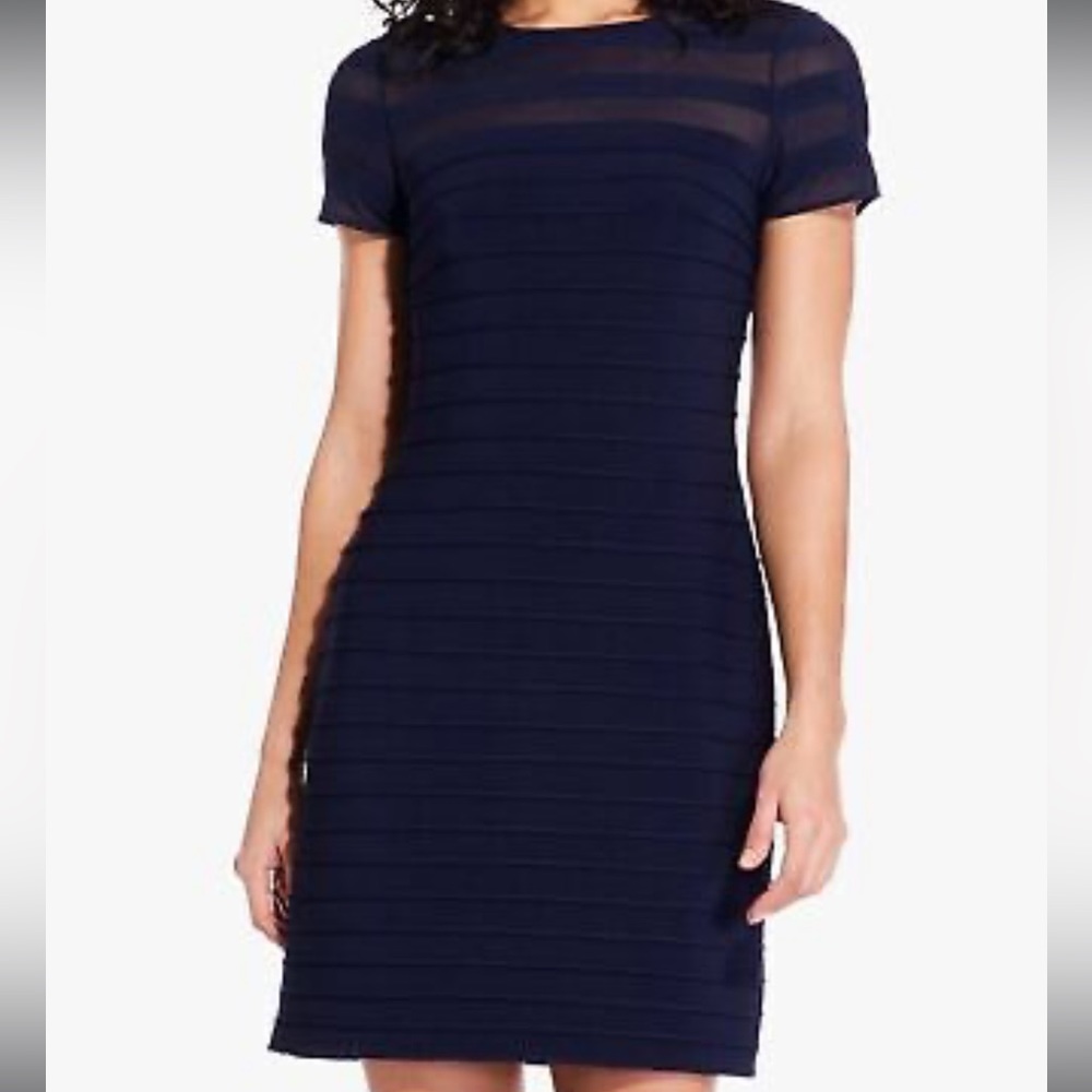 🚨MAKE AN OFFER🚨 Adrianna Papell Ribbed Short-Sleeve Bodycon Dress